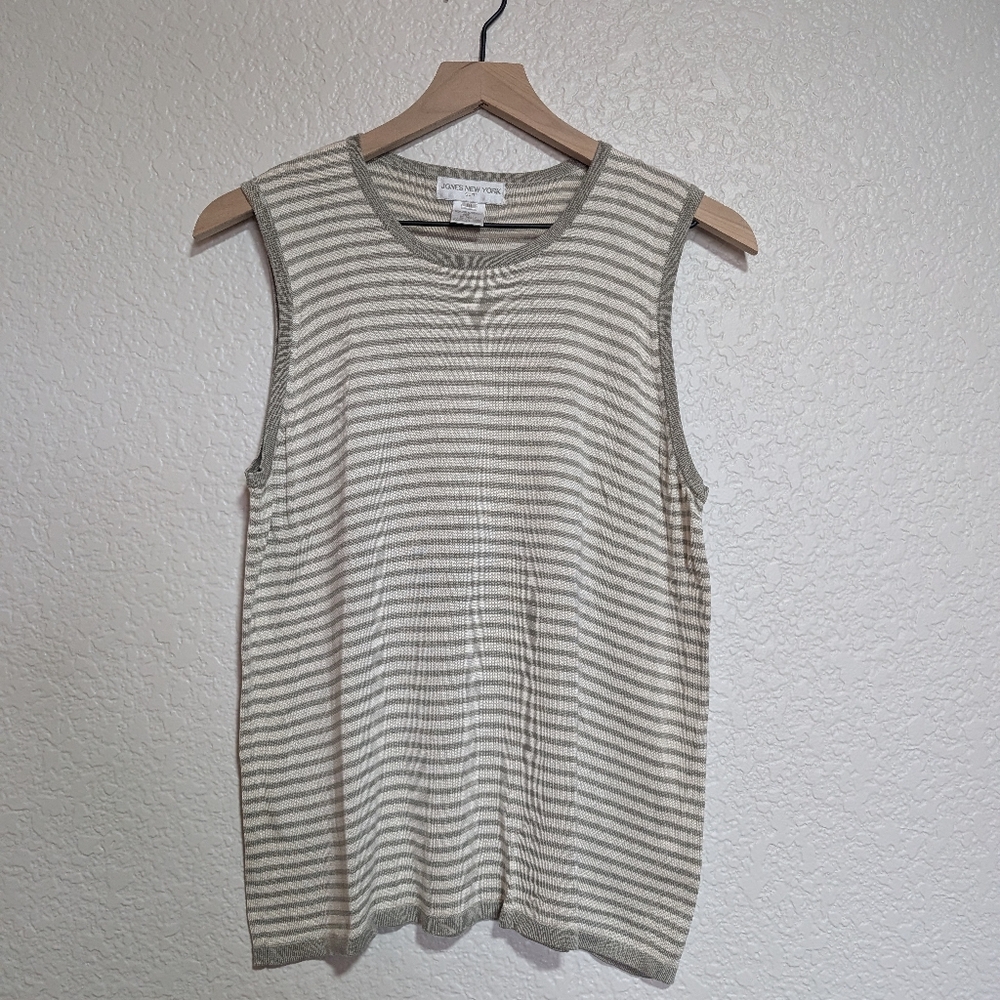 Jones New York Silk Sleeveless Tank / 18